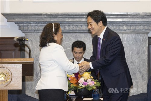 頼総統、マーシャル諸島のハイネ大統領と会談  パートナー関係深化を強調／台湾