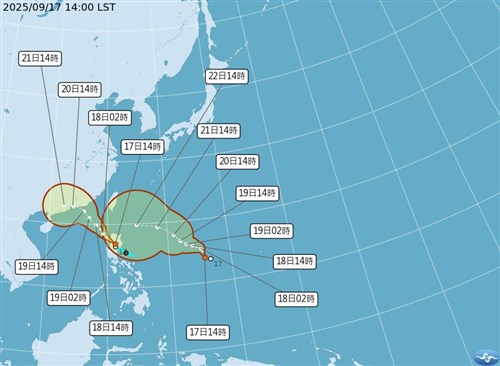 新たな熱帯低気圧発生  台風に発達し来週台湾に影響の恐れ＝気象署