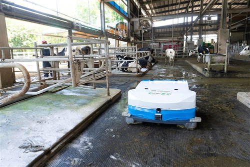 台湾初の乳牛舎向け清掃ロボット　年間183万円のコスト削減に
