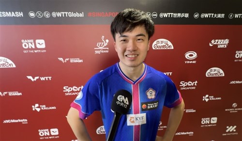 台湾の林昀儒が準優勝　卓球シンガポールスマッシュ・男子シングルス