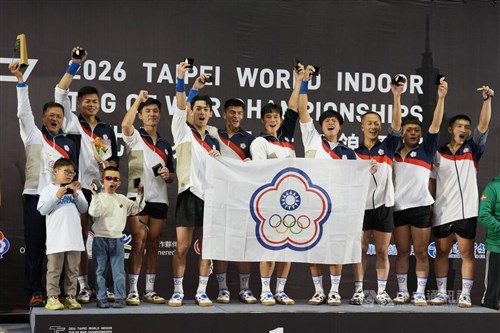 台湾、男子600キロ級で2連覇　綱引きの世界大会