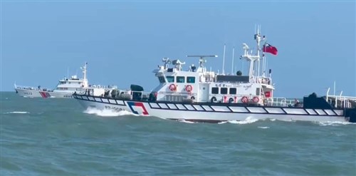 中国海警船が金門水域に進入　台湾の海巡署「燃料の無駄遣い」　巡視艇を派遣し対処