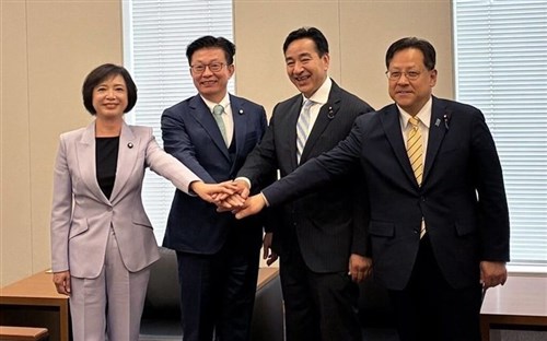 民進党の台中市長候補が訪日　自民半導体議連の山際会長と意見交換／台湾