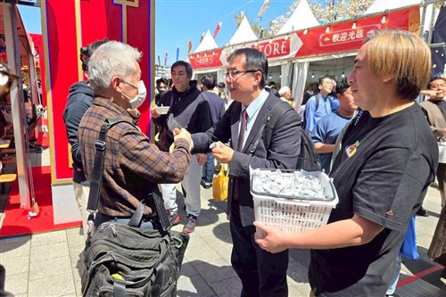 黄台南市長、東京と群馬で開催の「台湾祭」で特産品PR　来訪も呼びかけ