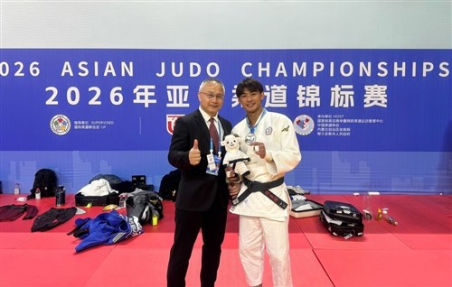アジア柔道選手権　台湾の楊勇緯、バーレーン選手に敗れ銀