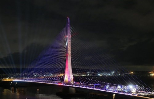淡江大橋、間もなく開通　記念式典で頼総統、団結の重要性強調　「台湾はより良くなる」