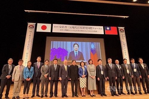 頼総統、安倍氏は「台湾人が永遠に懐かしむ友人」　東京のフォーラムで録画あいさつ