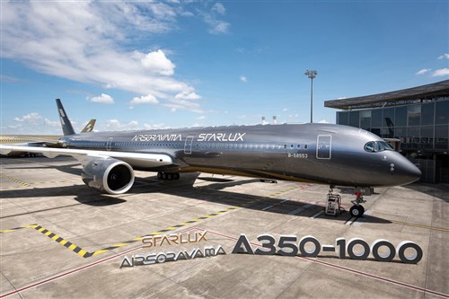 スターラックス航空、空山基氏とコラボの特別塗装機1機を受領　5日に台湾到着