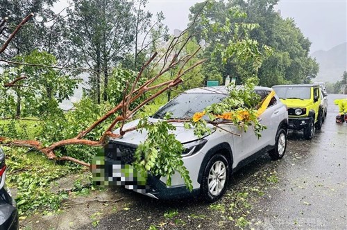 台風9号、全土で87人けが　バイク運転中の転倒相次ぐ／台湾