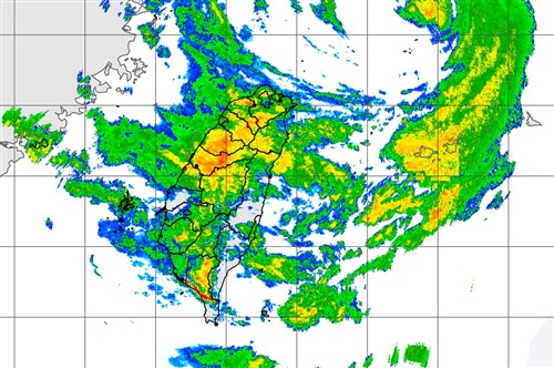 台風9号、台中以北が強風域に　日中時間帯に降雨最も激しく