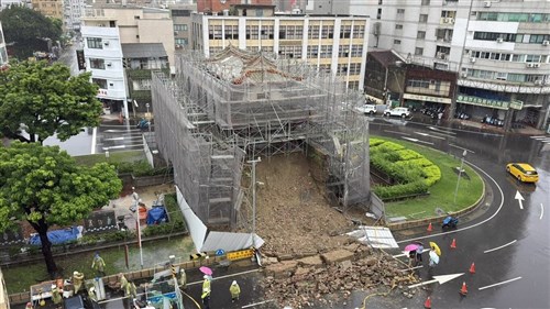 国定古跡「大東門」が一部崩落　台南市政府「補強実施」／台湾