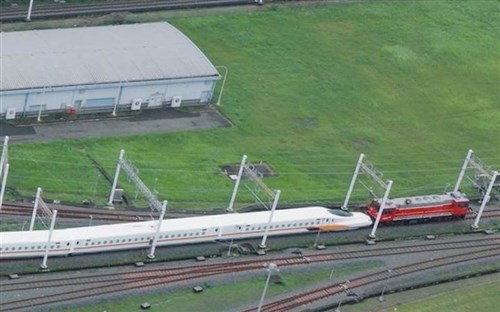 台湾高速鉄道　日本製の新型車両、基地内で静的試験開始　来年7月に営業投入へ