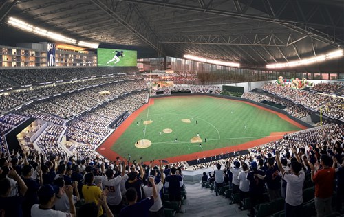 台中市に建設のドーム球場、日本ハムと協力へ　エスコンFのノウハウを参考／台湾