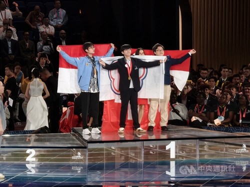技能五輪国際大会　台湾勢は金3、銀3、銅7　出場職種の9割で入賞