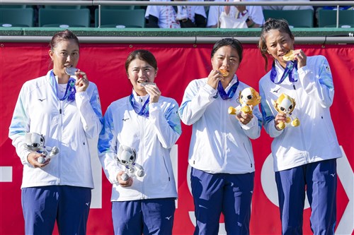 アジア大会　テニス女子ダブルスで台湾の謝淑薇、梁恩碩組が金