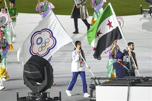 台湾代表は「T」の順番で入場　17歳の王婕菱が旗手　史上最年少　アジア大会閉会式