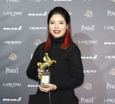 「亮亮与噴子」で短編フィクション作品賞を受賞したリー・イーシャン監督