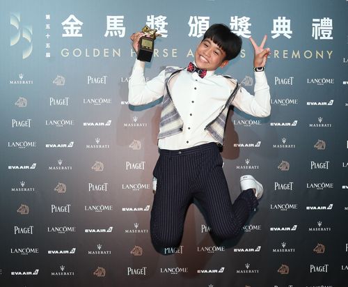 プレスルームではジャンプで喜びを表現したジョン・ジアジュン