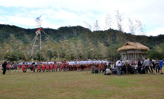 大狩祭の様子。中央社資料写真