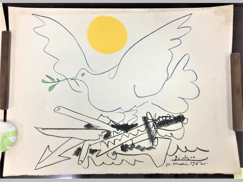 うれしいサプライズ！複製品のピカソの版画から原画4点を発見