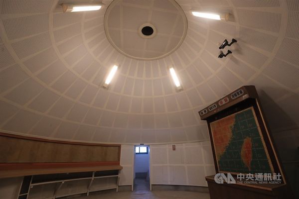 園内の北西に位置する「戦時作戦指揮センター」の内部。国定古跡に登録されている。（呉家昇撮影）