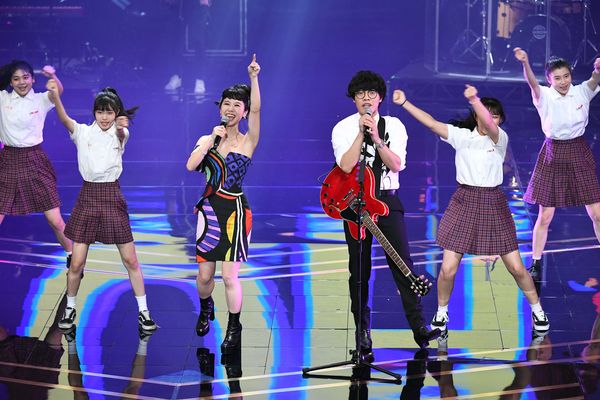 ステージを披露するクラウド・ルーとルル(金鐘奨提供)