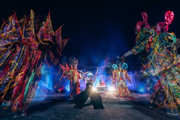 伝統行事と現代との融合が図られた北部・桃園の祭典「大溪大禧」。キュレーションは「衍序規画設計」が手掛けた。イベント公式フェイスブックページより。