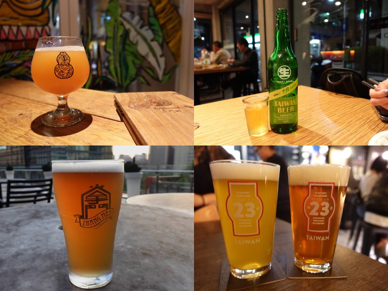 台湾のブルワリー各社のビール