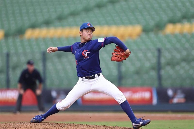 U18台湾代表の曽偉喆（WBSC提供）