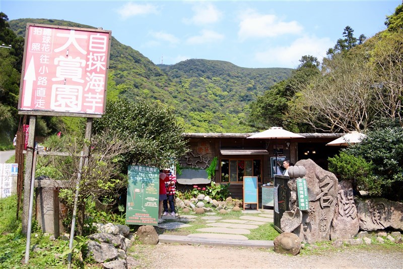 会場には多数の農園が点在。入園料を払えば、より間近でカラーを鑑賞できたり、お土産用に採取したりすることができる＝台北市で2024年3月22日、中村充孝撮影