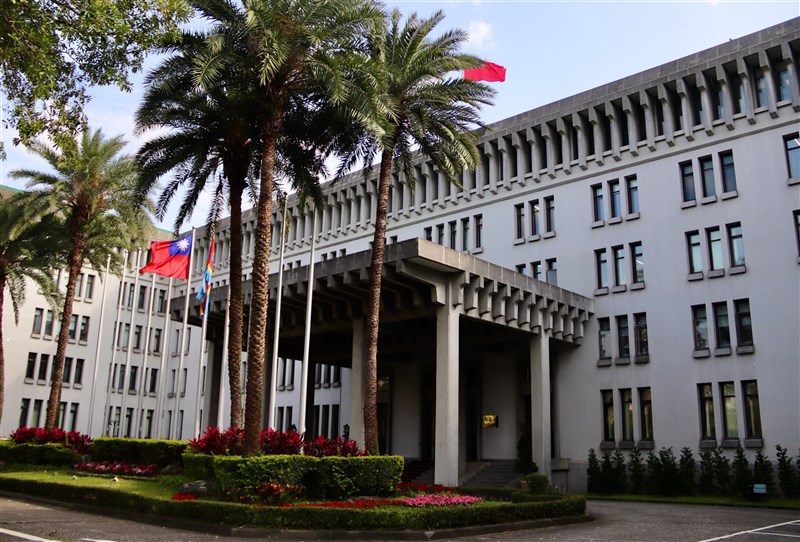 中華民国（台湾）外交部（外務省）庁舎＝中央社資料写真