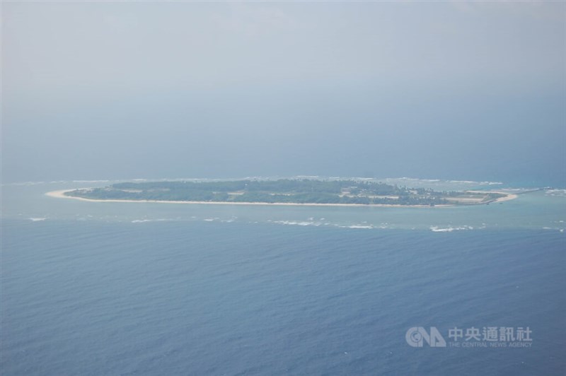 南シナ海に浮かぶ太平島