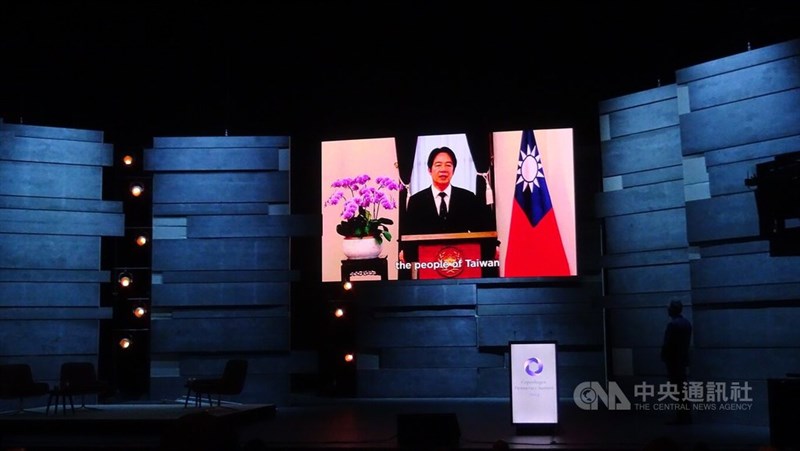 「コペンハーゲン民主主義サミット」に寄せられた頼清徳副総統のビデオメッセージ
