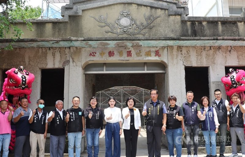 修繕工事が始まる雲林県の「元長瓦磘庄集会所」