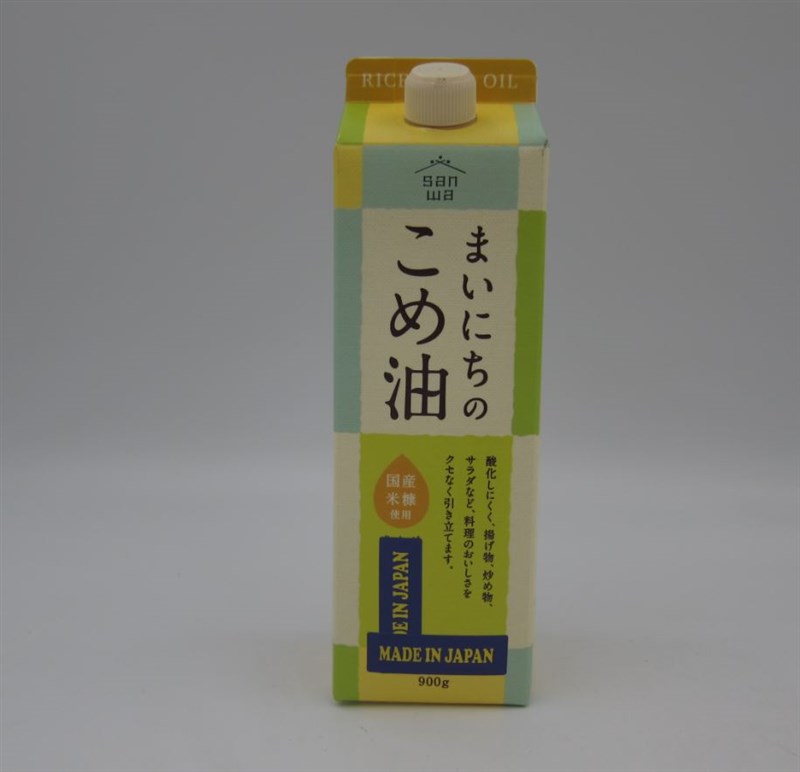 基準値を超えるグリシジル脂肪酸エステルが検出された日本産の米油（食品薬物管理署ウェブサイトから）