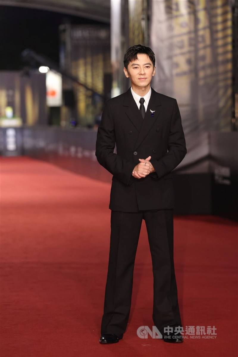 「商魂」でミニドラマ助演男優賞にノミネートされたレゴ・リー(李國毅)=中央社記者張新偉撮影、2024年10月19日