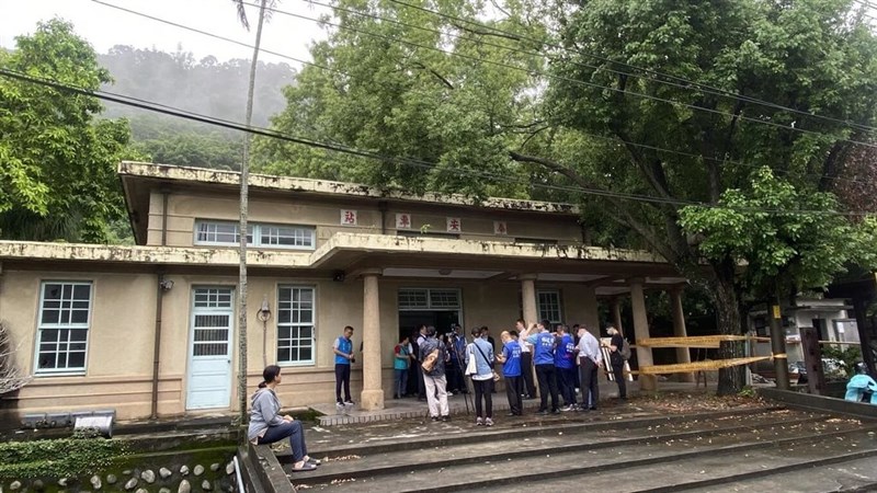 老朽化で修繕が決まった台中市の旧泰安駅舎＝楊瓊瓔立法委員提供