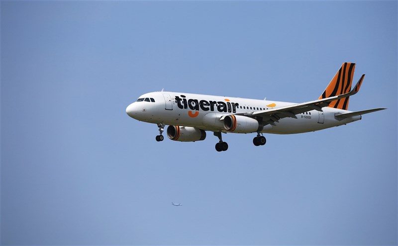 タイガーエア台湾の機体＝中央社資料写真