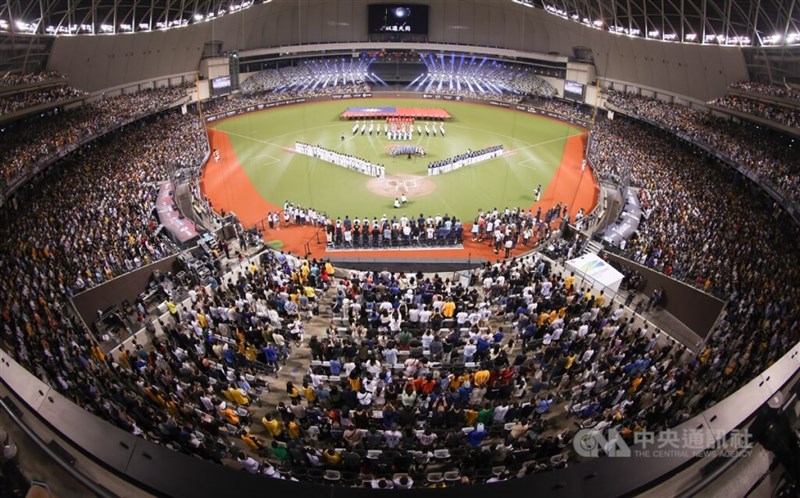 昨年7月下旬に台北ドームで行われた台湾プロ野球のオールスター戦