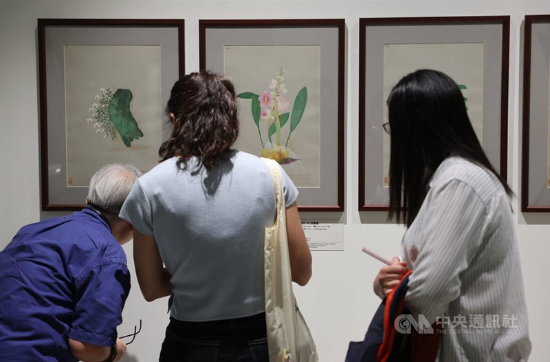 台北市の国立歴史博物館で開催中の「台湾蘭花百姿─台北展」＝7月14日撮影