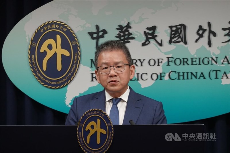 外交部の顔嘉良（がんかりょう）西アジア・アフリカ司長（局長）＝2025年7月29日、中央社記者楊尭茹撮影