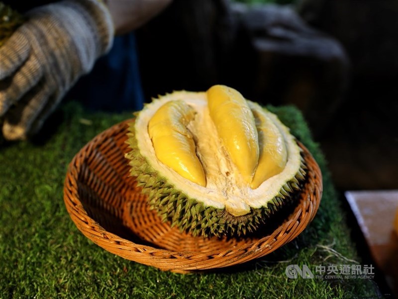 においが強いとされる果物のイメージ（ドリアン）＝中央社資料写真