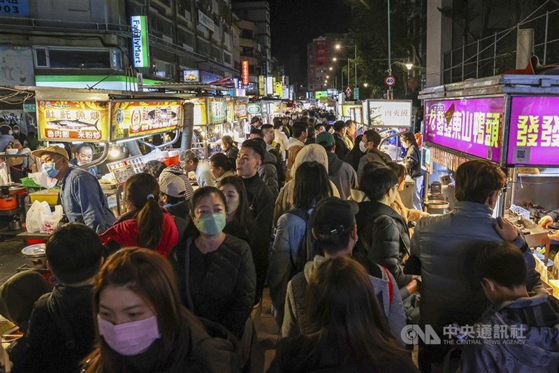 台北市の寧夏夜市（資料）