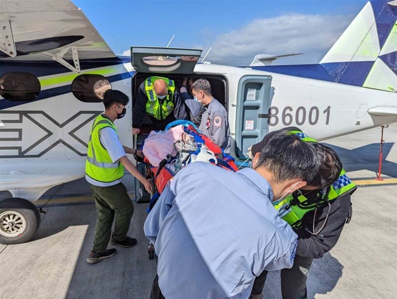 台湾の新興航空会社、Apexアビエーション（安捷航空）が運航する医療チャーター機（資料、同社提供）