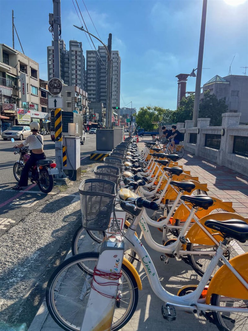 台南市で運営されている自転車シェアリング「YouBike 2.0」＝台南市政府提供