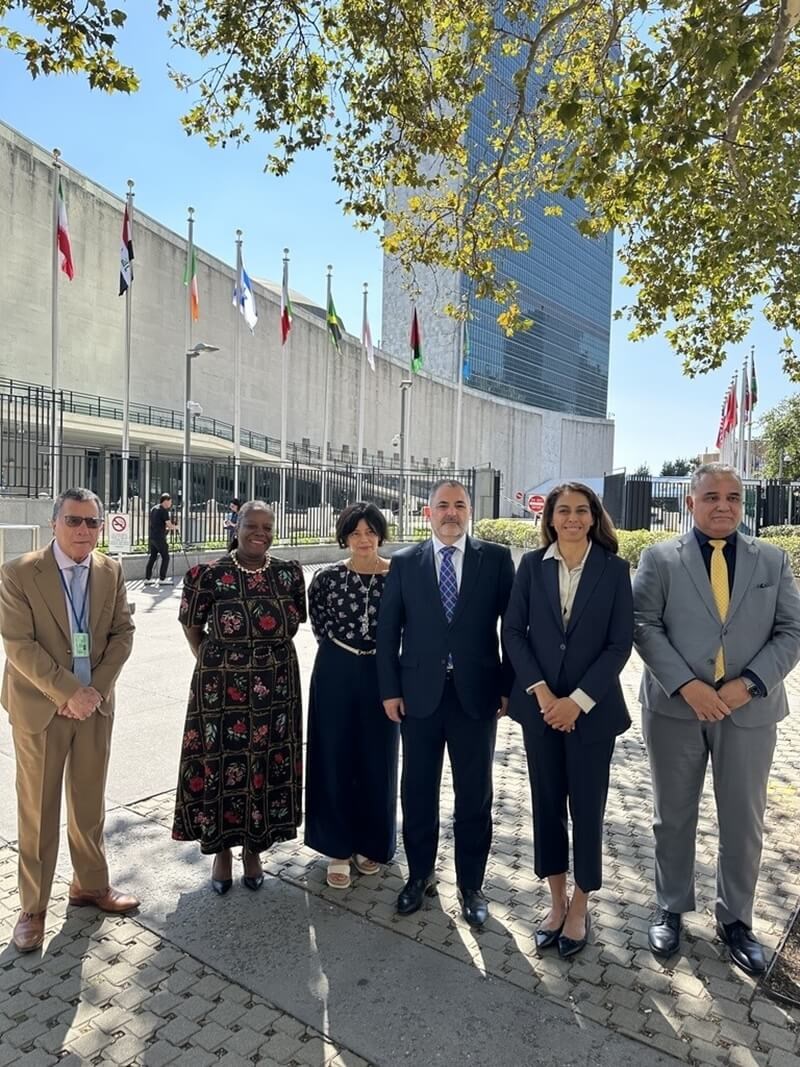 米ニューヨークで開かれている国連総会で、23日から各国首脳らによる一般討論演説が行われる。19日には中華民国（台湾）と外交関係を持つ9カ国の国連大使が連名で、国連事務総長宛てに台湾の国連機関などへの参加に支持を求める書簡を提出した＝中央社記者廖漢原撮影