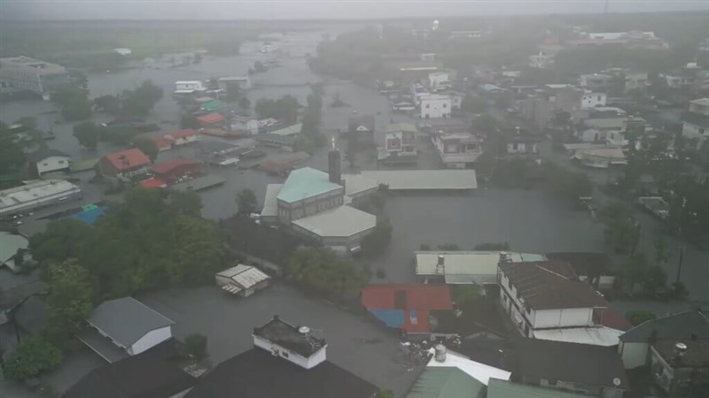 花蓮ページ 12点 写真・動画特集】花蓮県で洪水 台風18号による大雨でせき止め湖