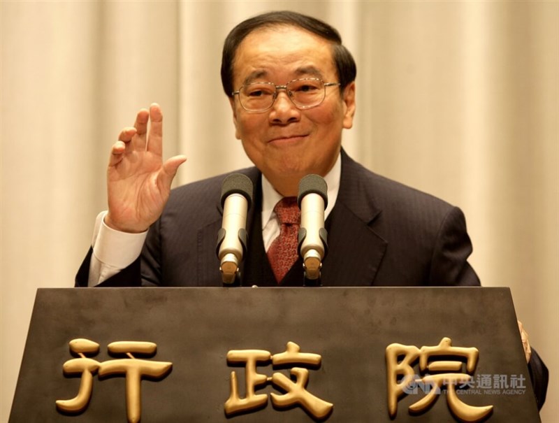 元行政院長の張俊雄氏