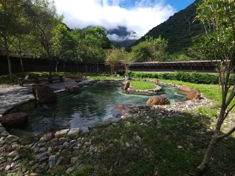宜蘭県にある「美人の湯」碧候温泉=同県政府提供