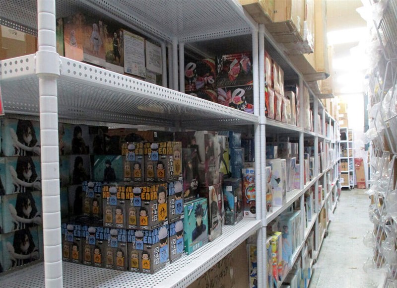 男性の会社の倉庫にあった玩具＝行政執行署嘉義分署提供